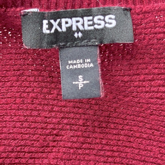 Express V- neck Sweater - Picture 3 of 3